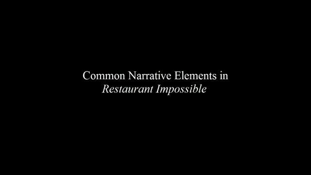 Common Narrative Elements in Restaurant: Impossible