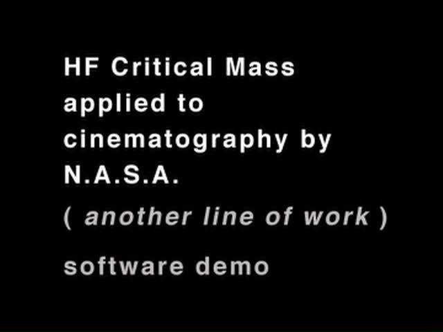 Software Demo of HF Critical Mass