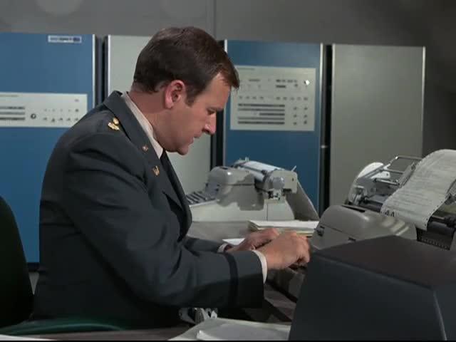 Human supercomputer interface montage from I Dream of Jeannie