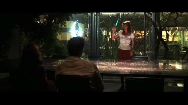 Light pen and holographic display as design fiction in Sound of Thunder
