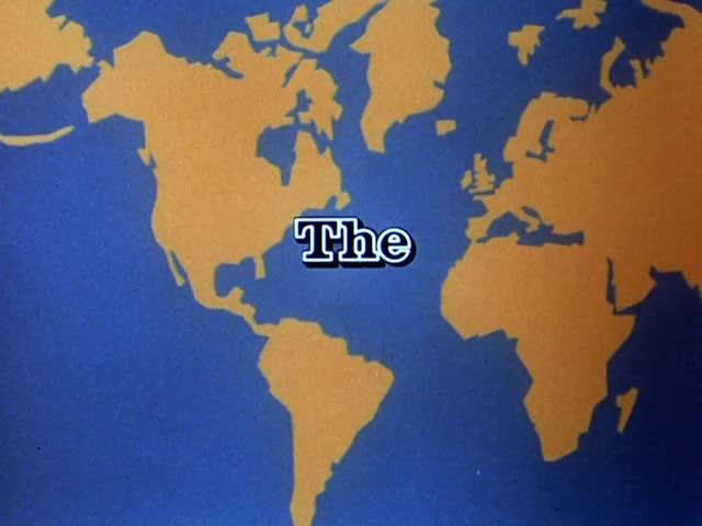 The Man from U.N.C.L.E. title sequence with ambient supercomputer