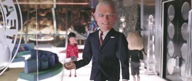 Parody of supercomputer in Team America: World Police